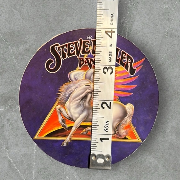 Vintage The Steve Miller band round sticker 1999 capitol records Inc. 4 inch - Picture 5 of 5